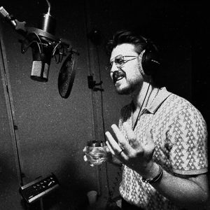 Brayden Curry with Kenny Schick in studio