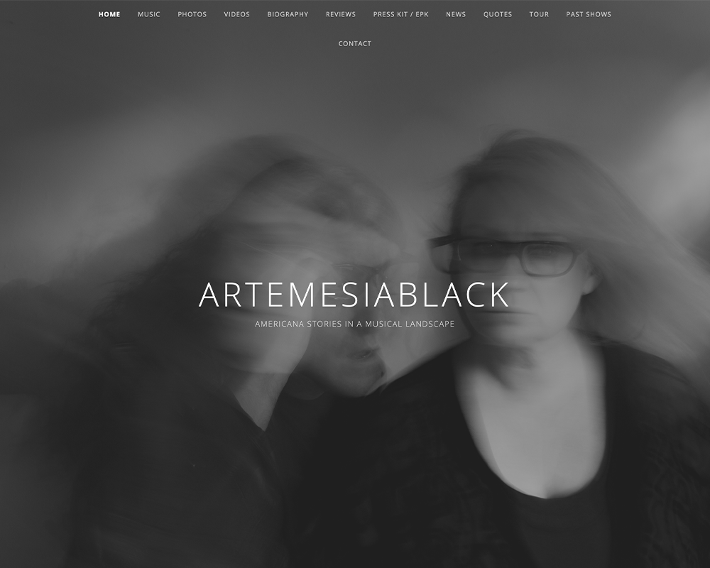 artemesiablack b3pmusic website